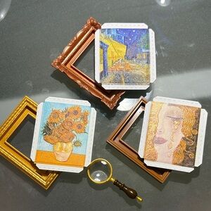 Artistic Coaster Set with Frames